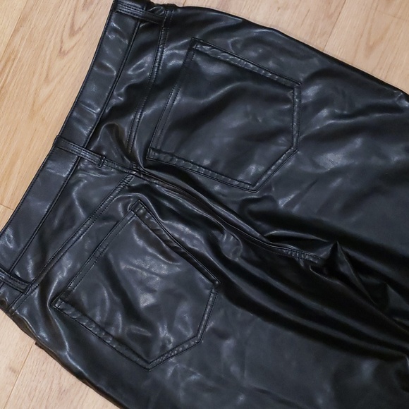 Abercrombie Pleather Skinny High Rise Size 12 31 - Picture 6 of 7